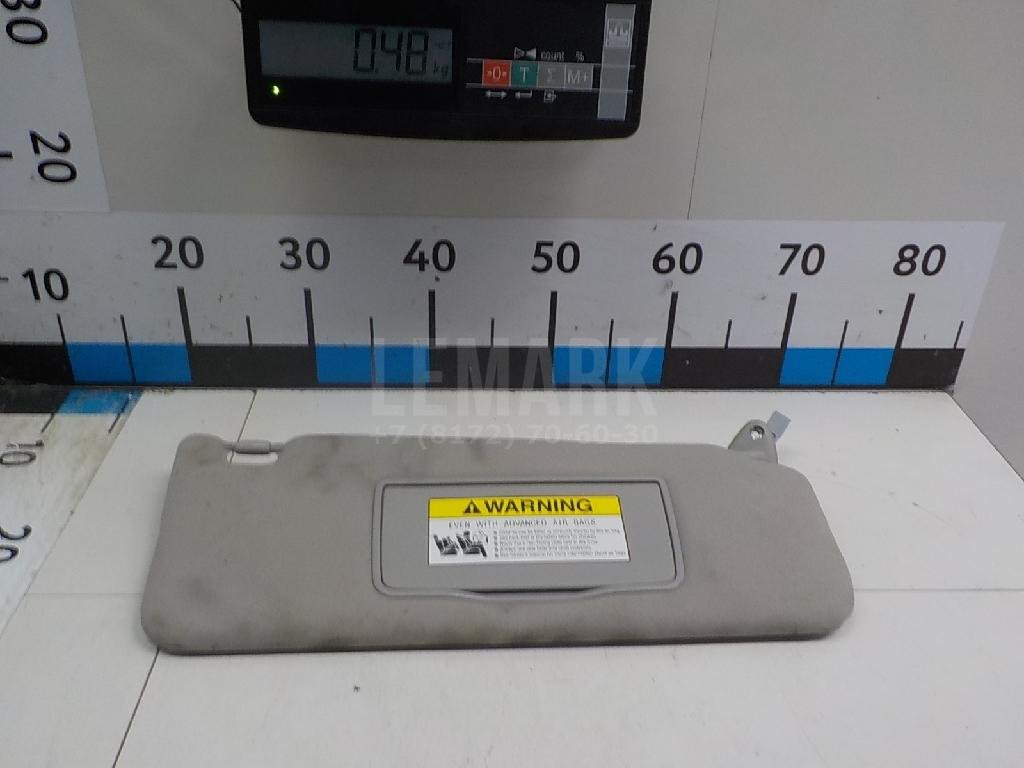 Козырек солнцезащитный (внутри)