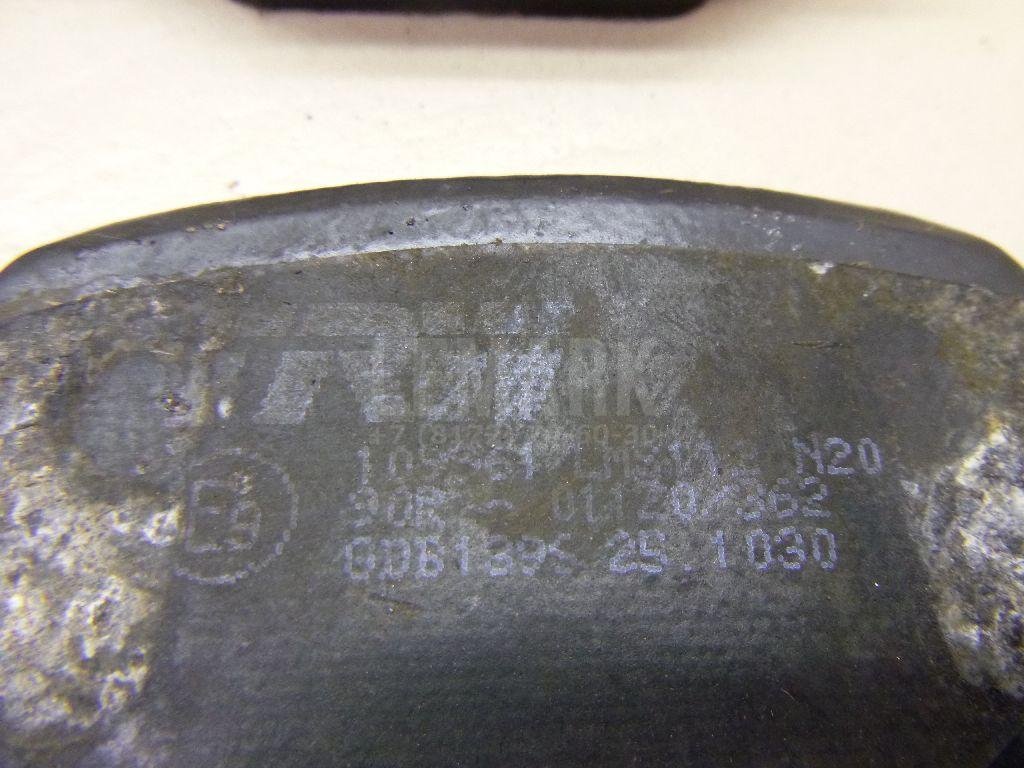 Колодки тормозные задние дисковые к-кт