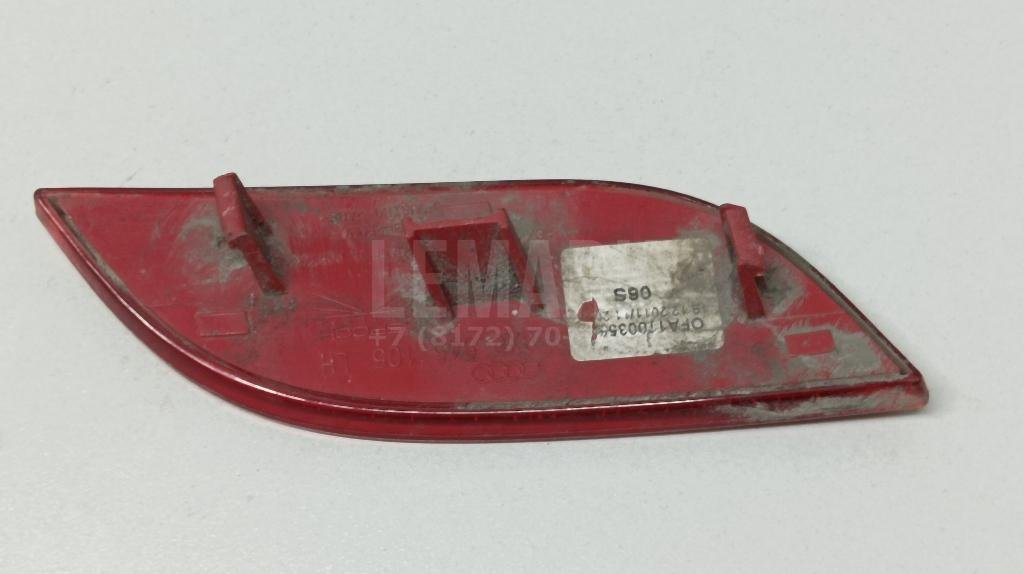Отражатель в бампер задний левый