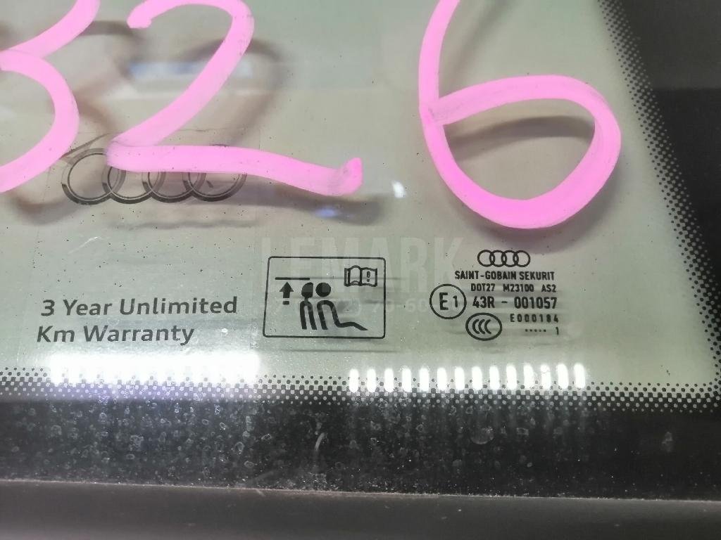 Стекло кузовное глухое правое