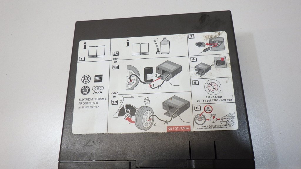 Компрессор подкачки колес