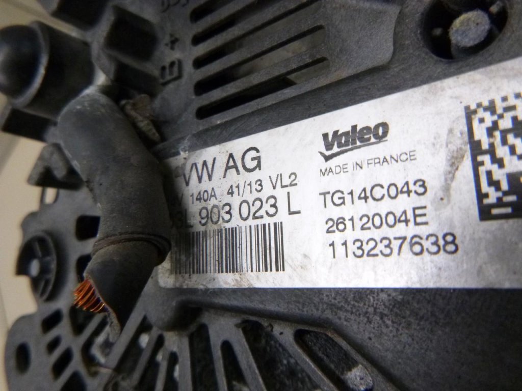 Генератор для  Audi A3 [8PA] Sportback 2004-2013