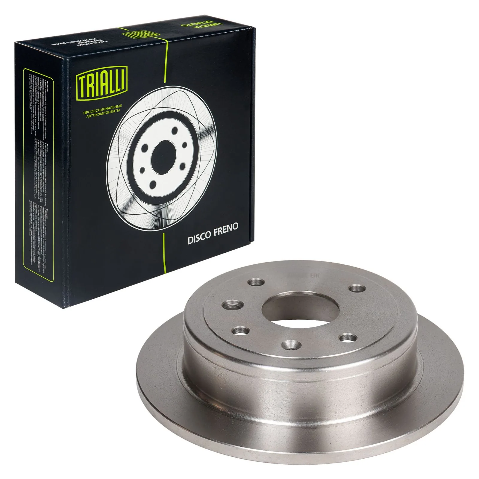 Диск тормозной задний Trialli DF062203